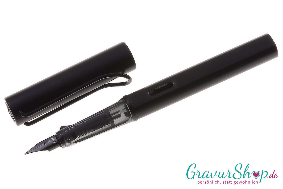 LAMY AL star 3er Set Füller black mit Gravur