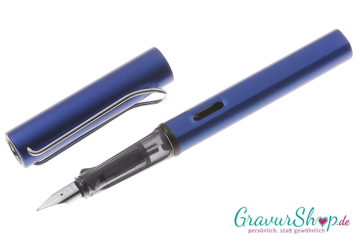 LAMY AL star 3er Set Füller oceanblue mit Gravur