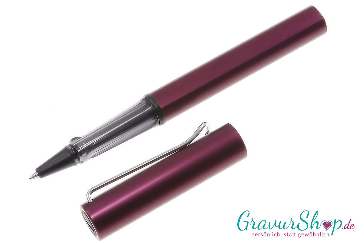 LAMY AL-star Tintenroller in Purple mit Lasergravur – personalisiert mit deinem Namen
