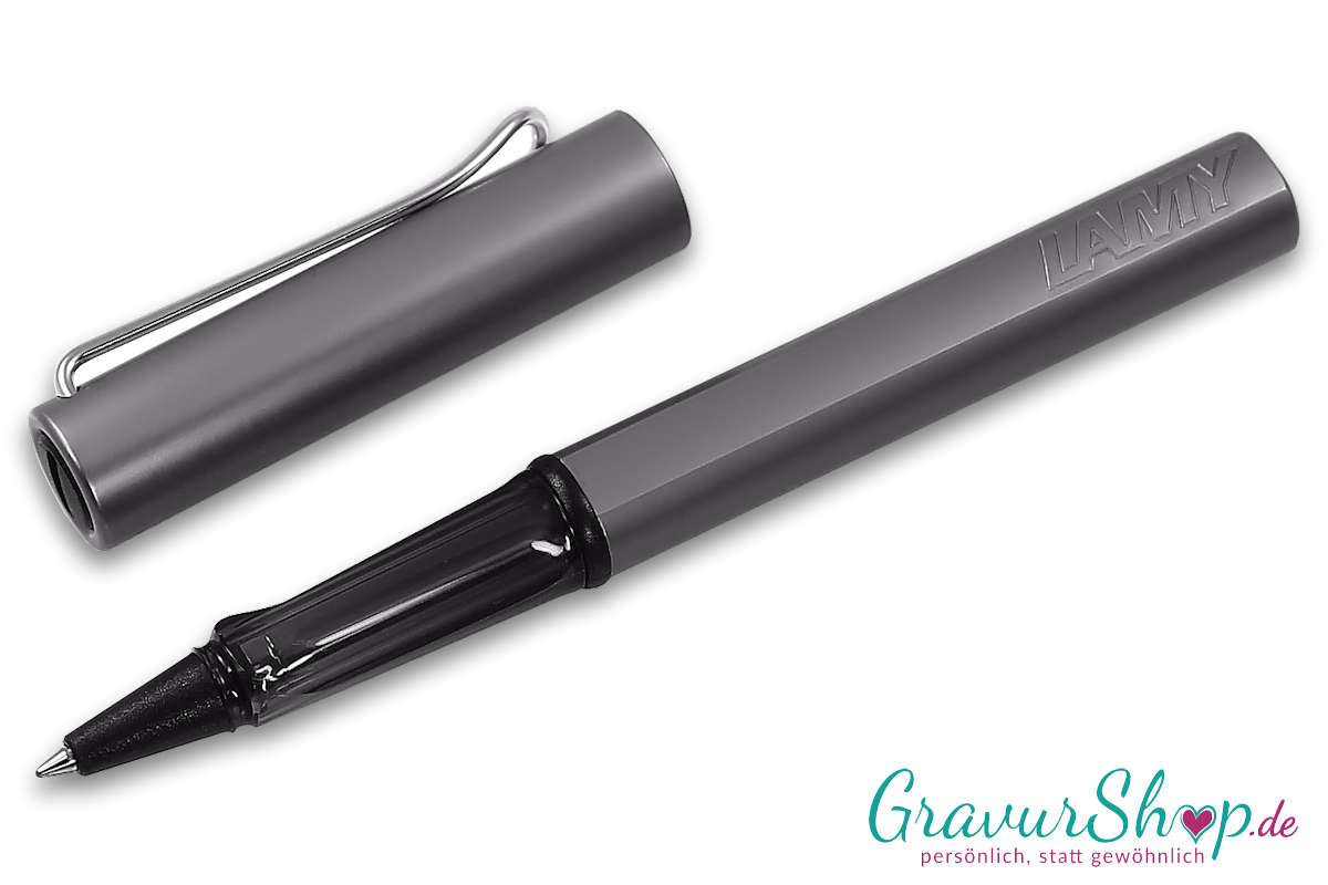 LAMY Schreibset Al star Graphit Tintenroller mit Gravur