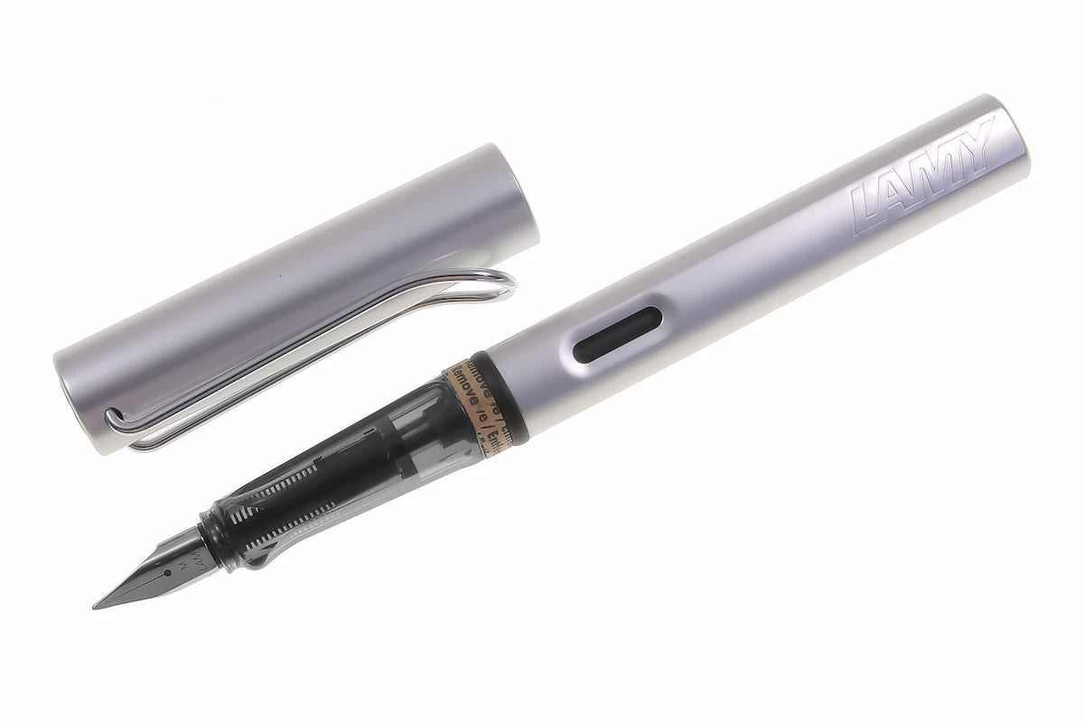 LAMY AL-star Schreibset Füller whitesilver mit Gravur