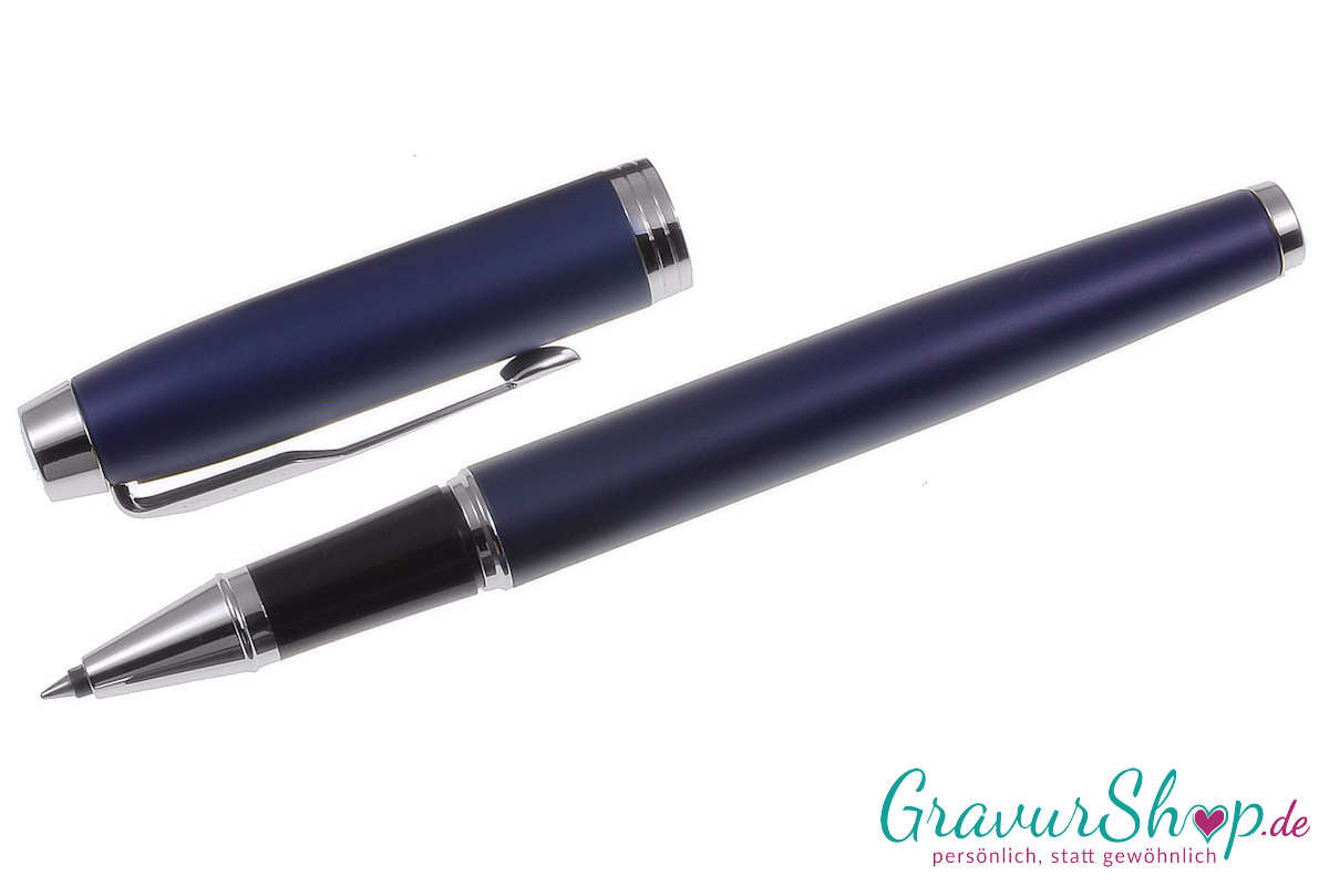 IM Parker Tintenroller matte blue mit Gravur