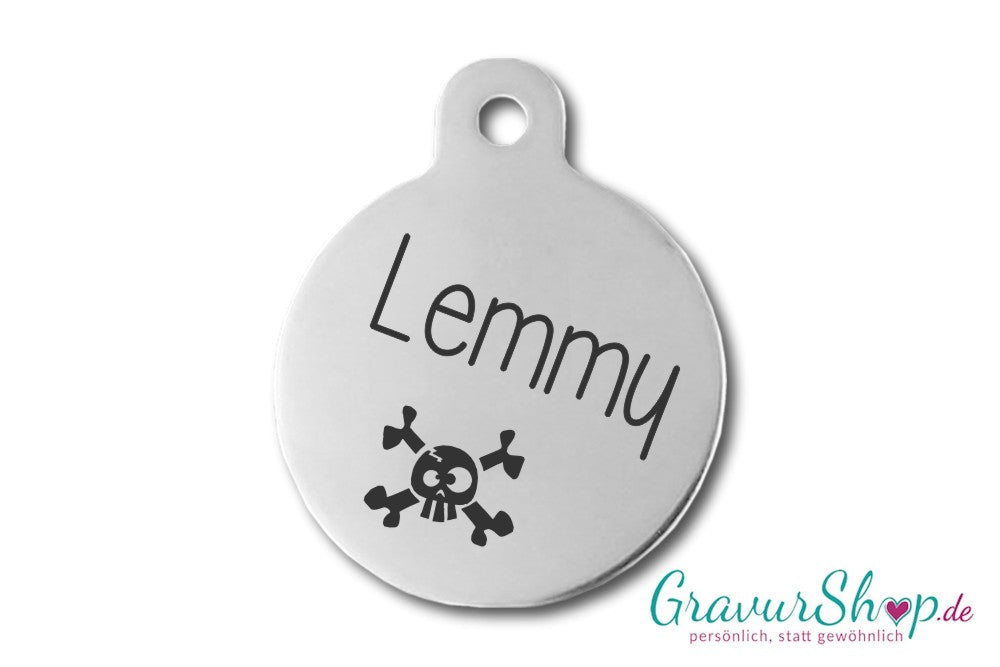 Hundemarken 09 L mit Gravur Vorne