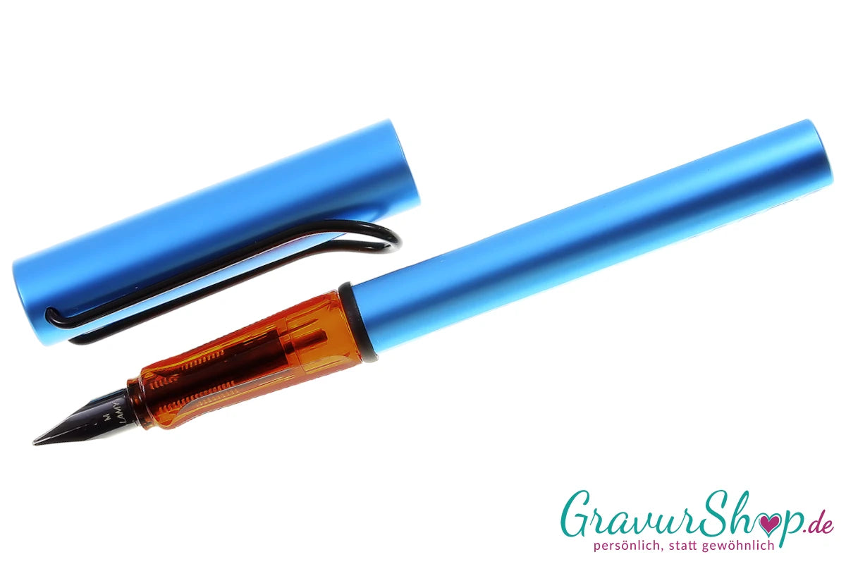 LAMY AL star Schreibset denim Füller mit Gravur