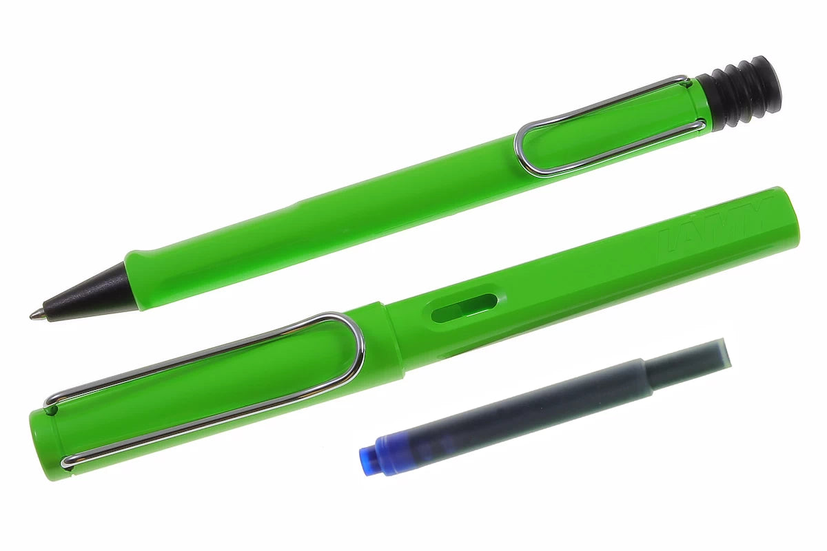 LAMY safari Schreibset Kuli-Füller green mit Gravur