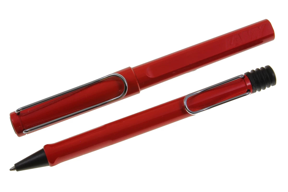 LAMY safari Schreibset Kuli-Rollerball red mit Gravur