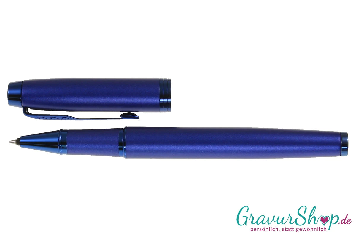 Parker Tintenroller IM Monochrome blue mit Gravur