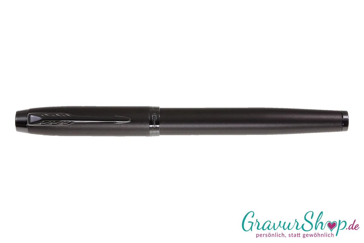 Parker Tintenroller IM Monochrome titanium personalisierbar