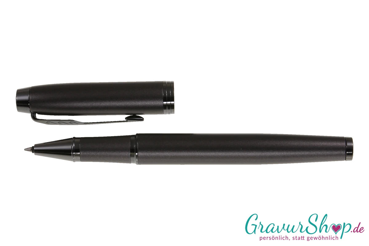 Parker Rollerball IM Monochrome titanium mit Gravur