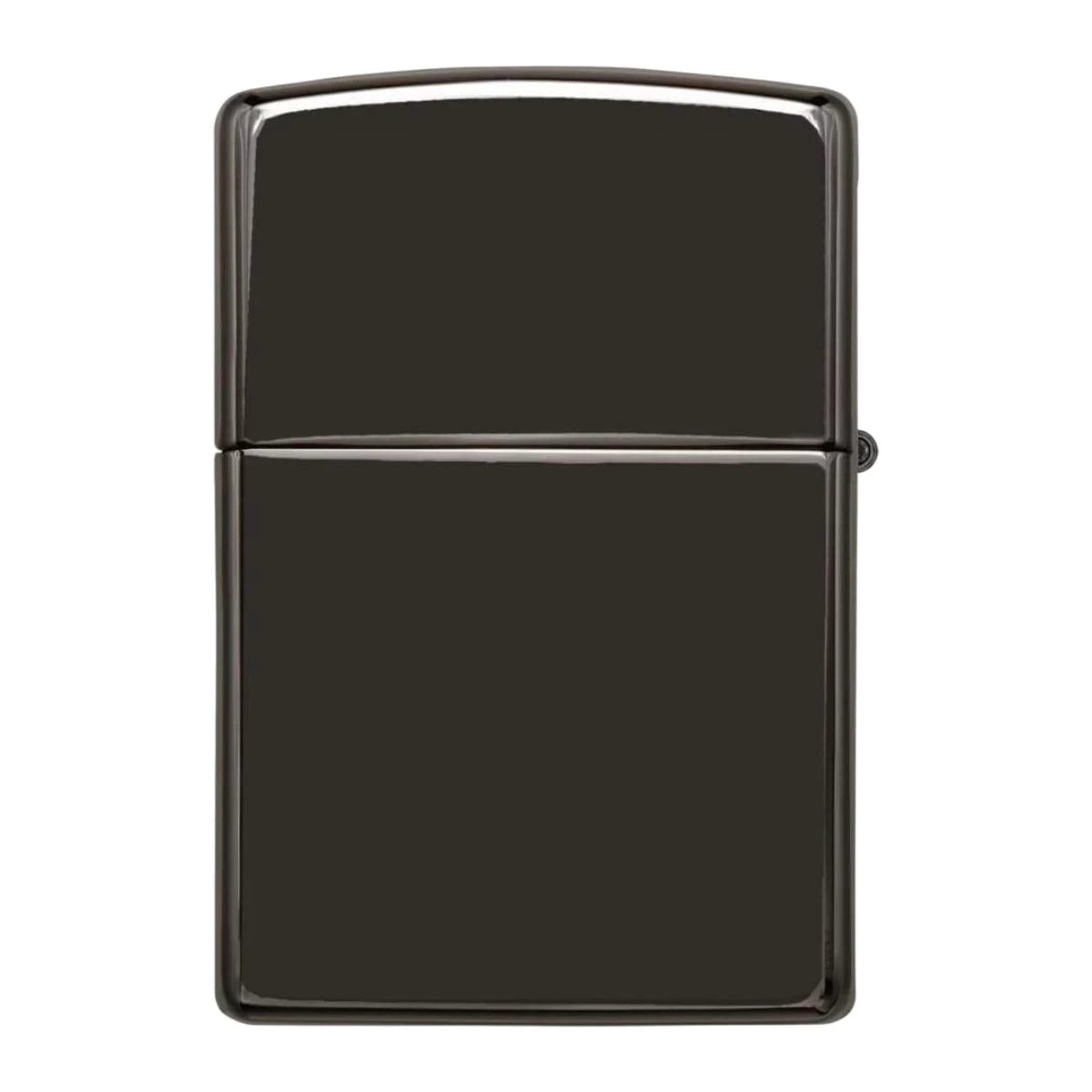 Zippo mit Fotogravur | Personalisiertes Sturmfeuerzeug mit deinem Bild | High Polish Black Ebony
