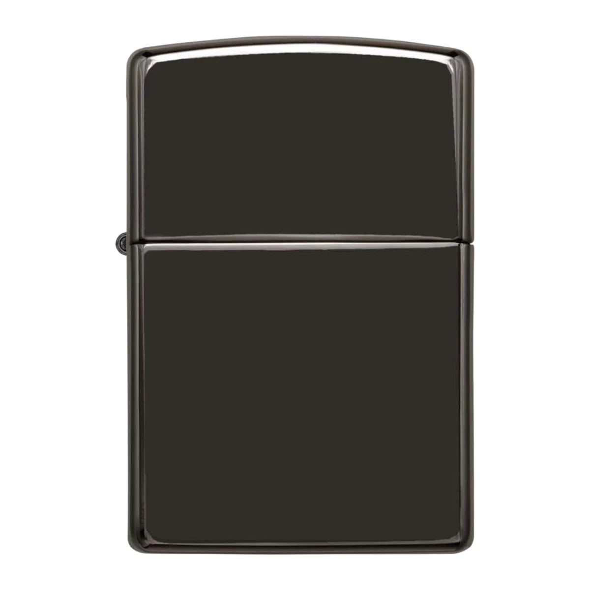 Zippo mit Fotogravur | Personalisiertes Sturmfeuerzeug mit deinem Bild | High Polish Black Ebony