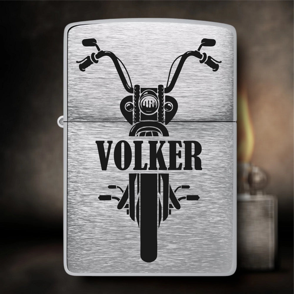 Zippo mit Gravur - Motorrad