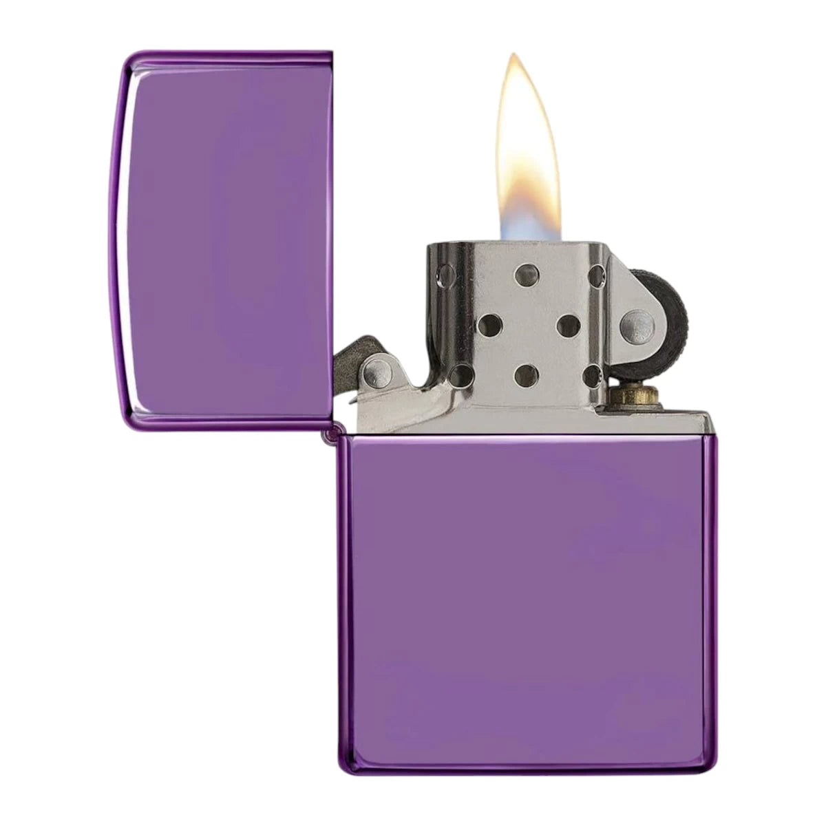 Original Zippo® High Polish Purple | Feuerzeug mit Gravur | Personalisiertes Sturmfeuerzeug