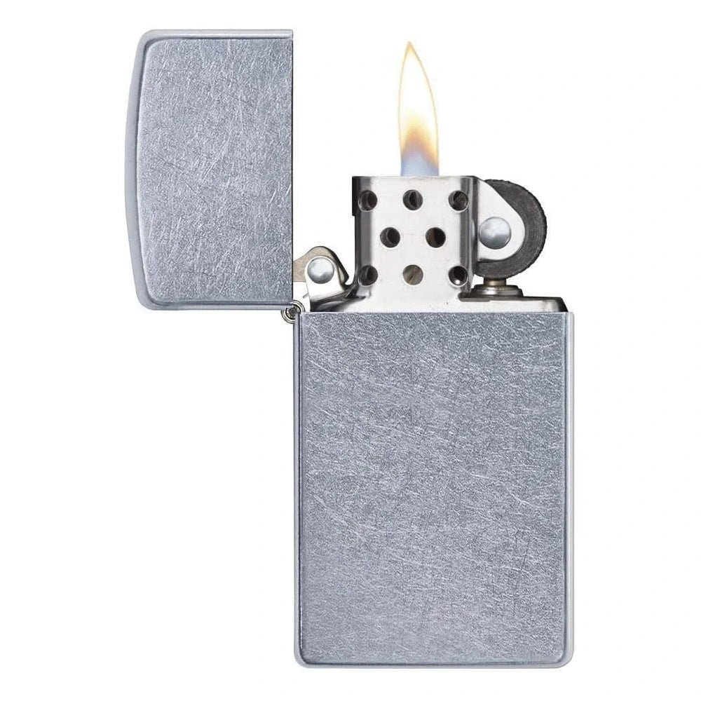 Zippo® Slim with Engraving | Street Chrome | Personalized Windproof Lighter