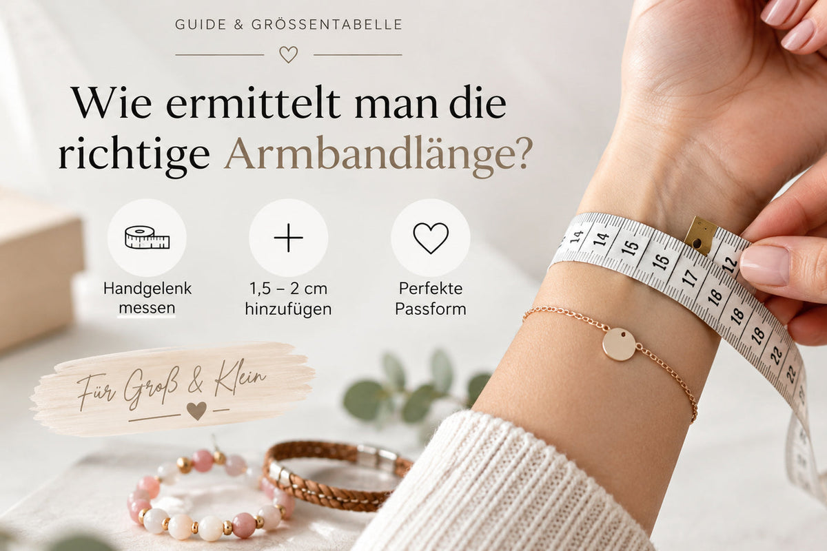 So findest du die richtige Armbandlänge