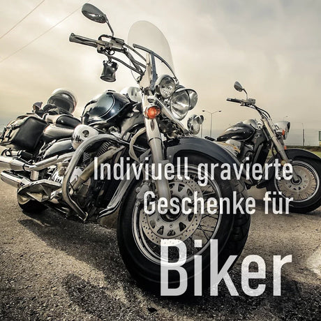 Individuell gravierte Geschenke für Biker