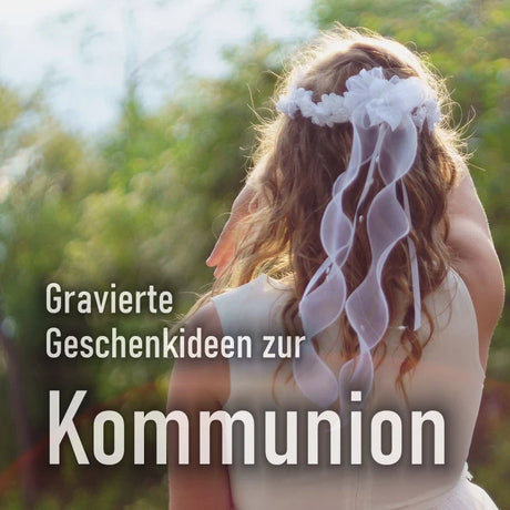 Gravierte Geschenkideen zur Kommunion