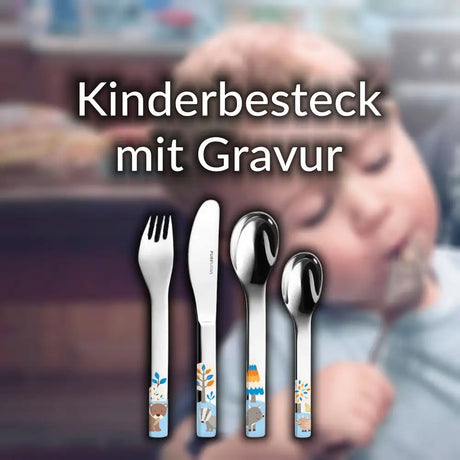 Kinderbesteck mit Gravur