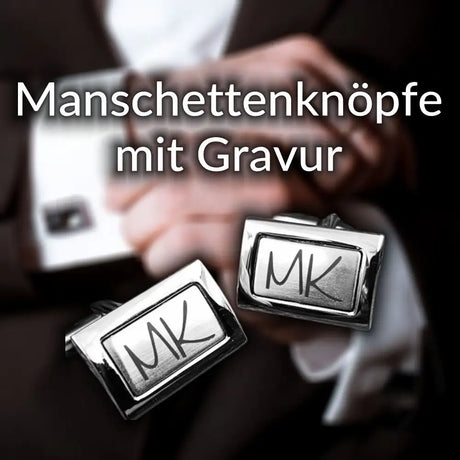 Manschettenknöpfe mit Gravur