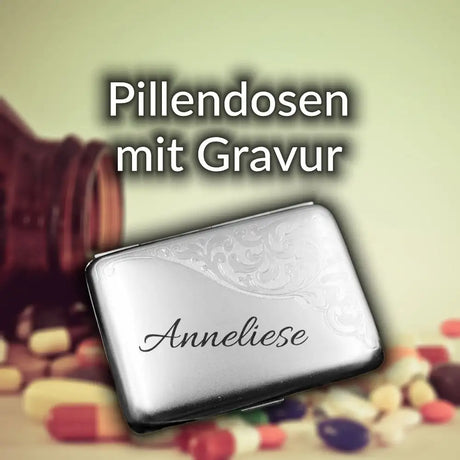 Pillendosen mit Gravur