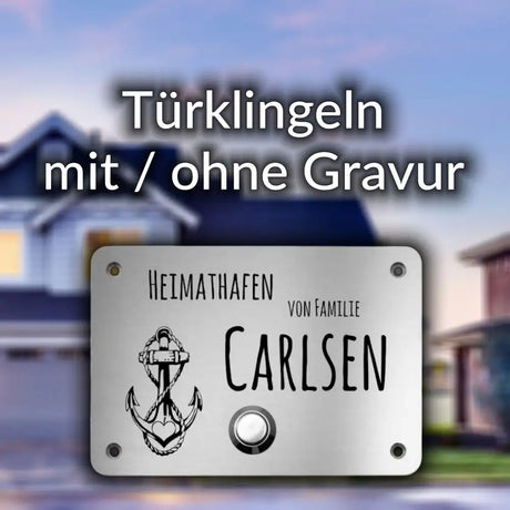 Türklingeln mit und ohne Gravur
