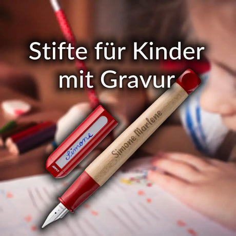 Stifte für Kinder mit Gravur