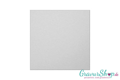 Aluminiumschild 150 x 150 mm mit Gravur; selbstklebend