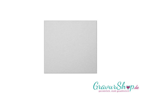 Aluminiumschild 80 x 80 mm mit Gravur; selbstklebend