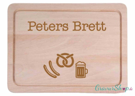 Schneidebrett 15 mit Gravur Muster 1