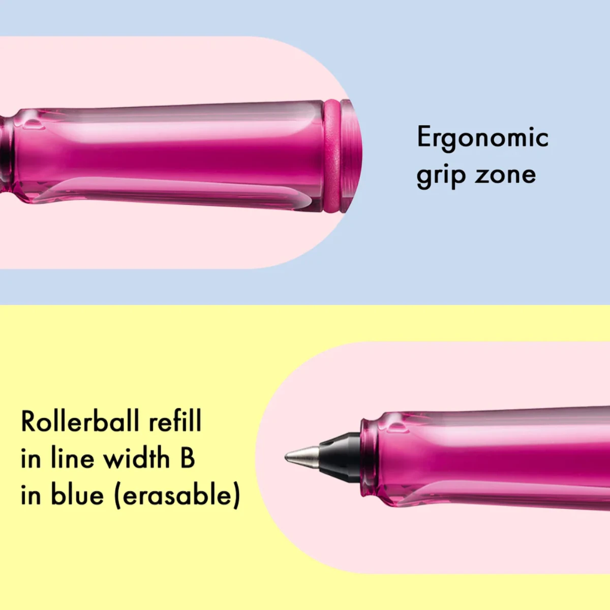LAMY balloon | Tintenroller personalisiert mit Namen | pink