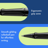 LAMY Safari roll-ink - Black | kostenlos personalisiert | Tintenpatronenroller