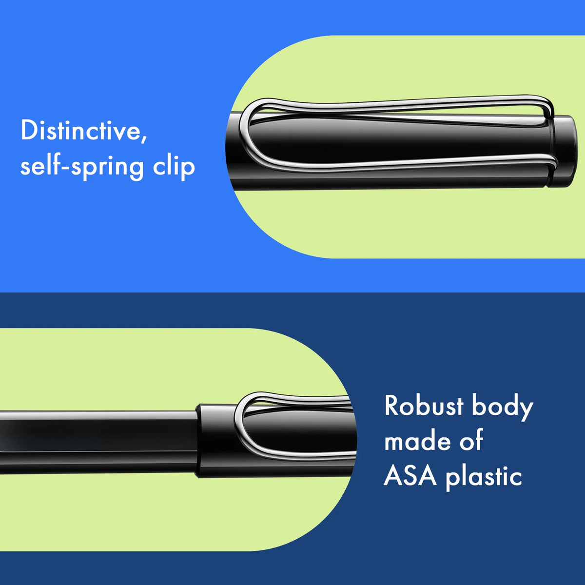 LAMY Safari roll-ink - Black | kostenlos personalisiert | Tintenpatronenroller