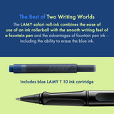 LAMY Safari roll-ink - Black | kostenlos personalisiert | Tintenpatronenroller