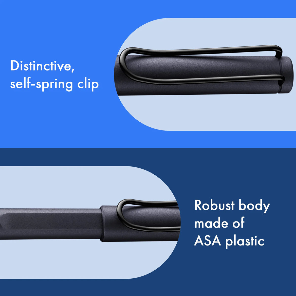 LAMY Safari roll-ink - Steel Black | kostenlos personalisiert | Tintenpatronenroller