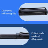LAMY Safari roll-ink - Steel Black | kostenlos personalisiert | Tintenpatronenroller