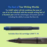 LAMY Safari roll-ink - Umbra | kostenlos personalisiert | Tintenpatronenroller