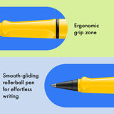 LAMY Safari roll-ink - Yellow | Personalisiert mit Gravur | Tintenpatronenroller