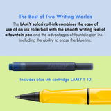 LAMY Safari roll-ink - Yellow | Personalisiert mit Gravur | Tintenpatronenroller