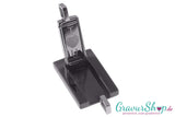 Edelstahlanhänger aufklappbar 28 x 18 mm mit Gravur aufgeklappt