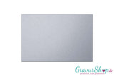 Edelstahlschild 100 x 70 mm mit Gravur, selbstklebend