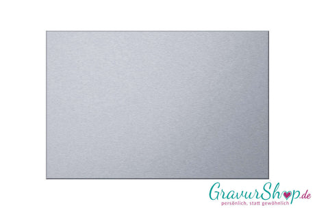 Edelstahlschild 150x100 mm selbstklebend