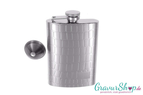 Flachmann 30 mit Gravur Bild 1