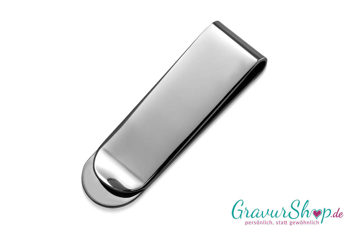 Geldscheinklammer 09 mit Gravur