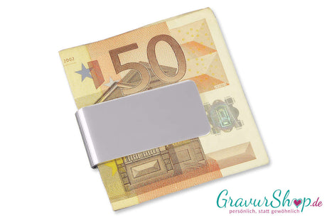 Geldscheinklammer 13 mit Gravur Bild 2