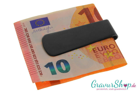 Geldscheinklammer 15 mit Gravur Bild 2