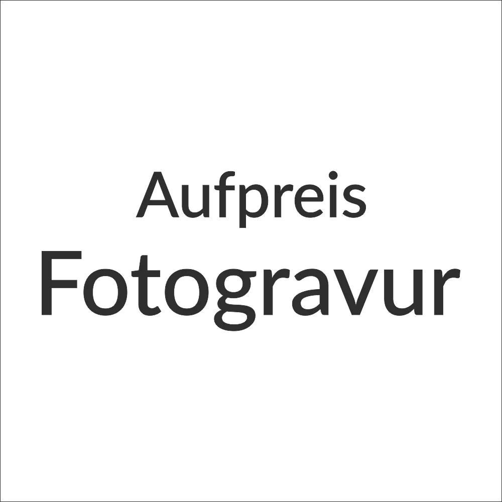 Aufpreis | Fotogravur