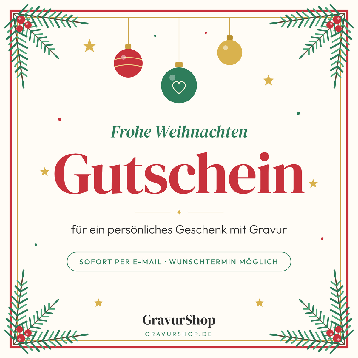 Geschenkgutschein Gravurshop.de
