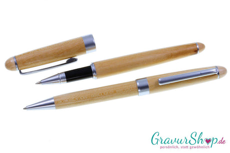 Schreibset 28 mit Gravur Holz