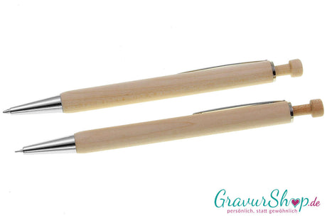 Schreibset 29 mit Gravur Holz