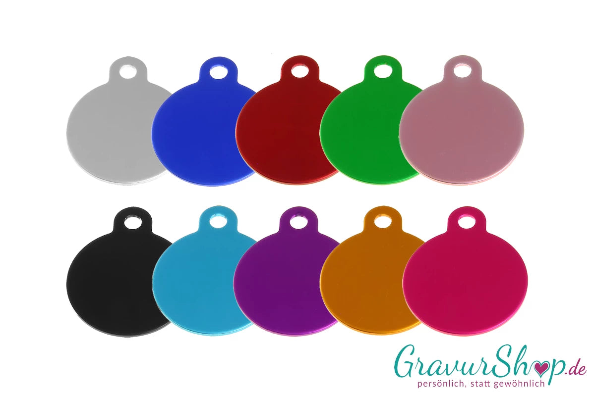 Hundemarke 30 mit Gravur